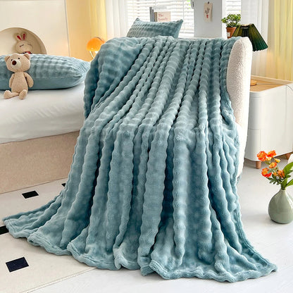 Luxury Faux Fur Plush Blanket