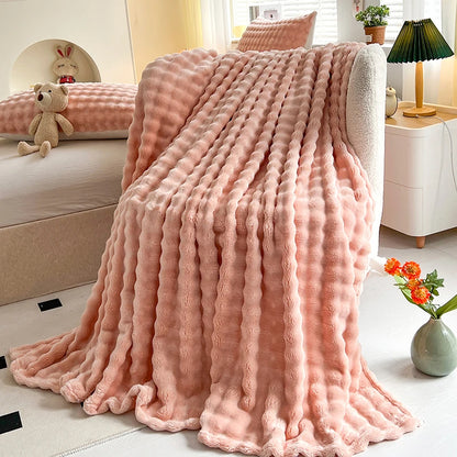 Luxury Faux Fur Plush Blanket