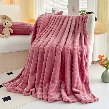 Luxury Faux Fur Plush Blanket