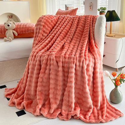 Luxury Faux Fur Plush Blanket