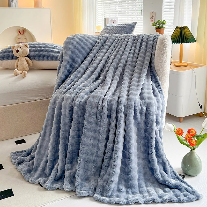 Luxury Faux Fur Plush Blanket