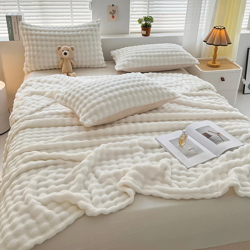 Luxury Faux Fur Plush Blanket