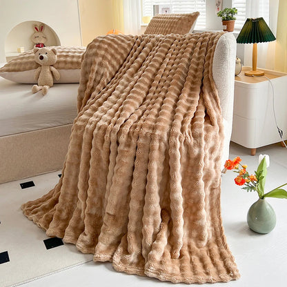 Luxury Faux Fur Plush Blanket