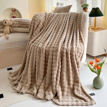 Luxury Faux Fur Plush Blanket