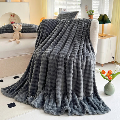 Luxury Faux Fur Plush Blanket